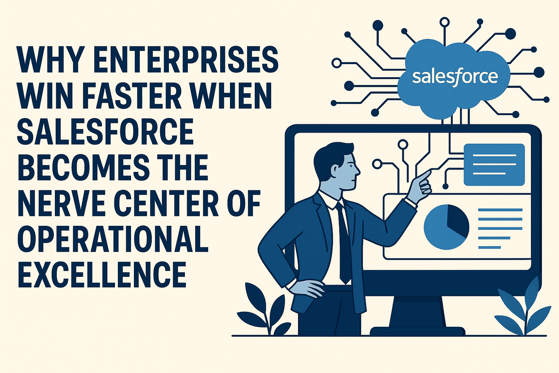 Why Enterprises Win Faster When Salesforce Becomes the Nerve Center of Operational Excellence