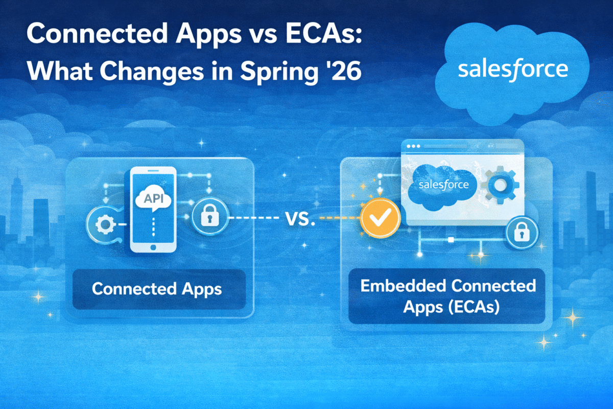 Connected Apps vs ECAs What Changes in Spring ’26